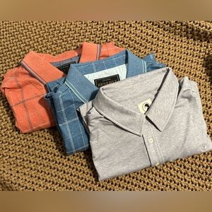 Men’s Polo BUNDLE - 3 Shirts ALL XXL Joseph A Bank, Duck Head